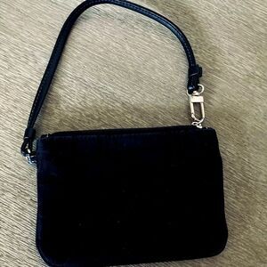 Express Black Zipper Wristlet Wallet